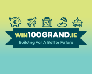 Win100Grand.ie logo: Building for a better future